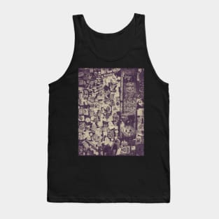 Street Sticker Art NYC Tank Top